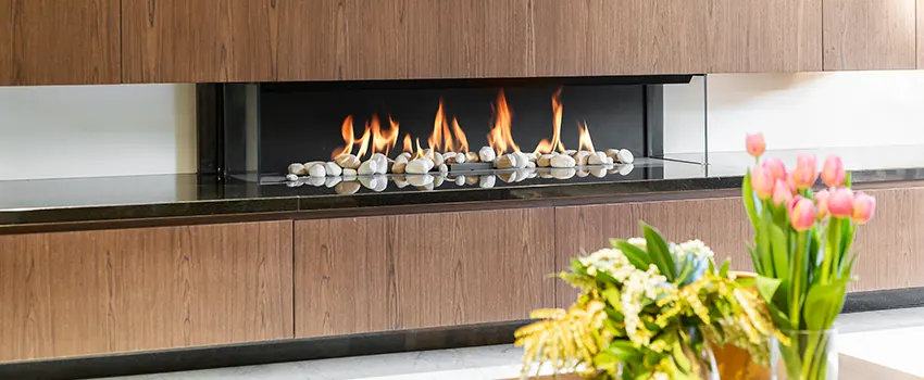 Double-height Fireplace Design Refurbishment in Chowchilla, California